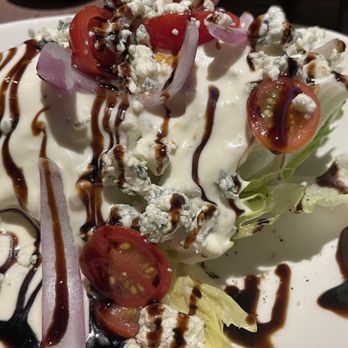 Outback Steakhouse - NEW Classic Blue Cheese Wedge Side Salad. Limited time. Really tasty but lots of dressing - Steakhouses Near Me - St. Petersburg, Florida Outback Steakhouse - NEW Classic Blue Cheese Wedge Side Salad. Limited time. Really tasty but lots of dressing - Steakhouses Near Me - St. Petersburg, Florida