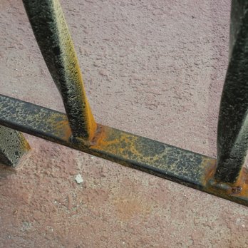 Venegas Steelworks - Rusty welds on the rear balcony railing. - Fences & Gates Near Me - Oxnard, California Venegas Steelworks - Rusty welds on the rear balcony railing. - Fences & Gates Near Me - Oxnard, California