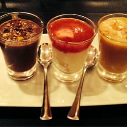 NB Steak - Trio de brigadeiro: chocolate/cheesecake/doce de leite com castanhas