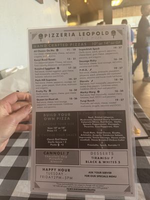 Menu photo 2 Pizzeria Leopold Lakewood, CO Menu photo 2 Pizzeria Leopold Lakewood, CO