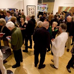 FRANK Gallery - Crowd during grand re-opening celebration at University Place in February 2018.