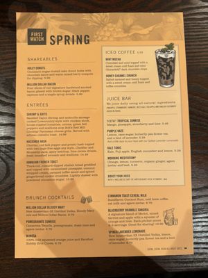 Menu photo 3 First Watch Woodbridge, VA