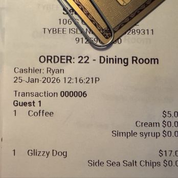 Sea Wolf Tybee - $5 dollar coffee - Wine Bars Near Me - Tybee Island, Georgia