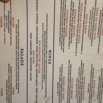 Tap Room - Menu - Pubs Near Me - Greensboro, North Carolina Tap Room - Menu - Pubs Near Me - Greensboro, North Carolina