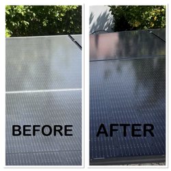 Top Tier Solar Panel Cleaning - Before and after pics