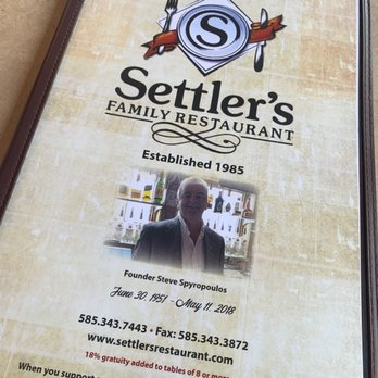 Settler's Family Restaurant - Menu - Italian Near Me - Batavia, New York Settler's Family Restaurant - Menu - Italian Near Me - Batavia, New York