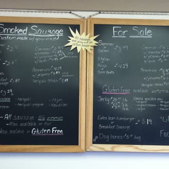Steve's Custom Meat Processing - Sausage menu - Butcher Near Me - Lebanon, Oregon Steve's Custom Meat Processing - Sausage menu - Butcher Near Me - Lebanon, Oregon