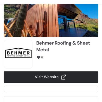 Behmer Roofing & Sheet Metal - Behmer decided to proclaim their alliance to a political party. - Roofing Near Me - Scottsdale, Arizona Behmer Roofing & Sheet Metal - Behmer decided to proclaim their alliance to a political party. - Roofing Near Me - Scottsdale, Arizona