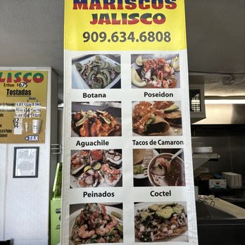 Mariscos Jalisco - Picture Menu - Tacos Near Me - Pomona, California