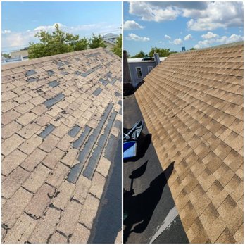 Allstate Roofing - Brooklyn - Before and after comparison - Roofing Near Me