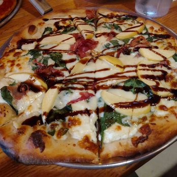 Sanctuary - Pizza with apple and prosciutto - Pizza Near Me - Iowa City, Iowa Sanctuary - Pizza with apple and prosciutto - Pizza Near Me - Iowa City, Iowa