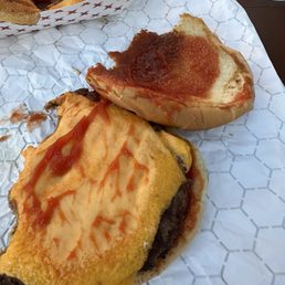 My burger minus the pickles I paid for!!!!! My burger minus the pickles I paid for!!!!!