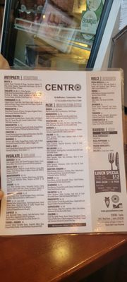 Menu photo 4 Centro Tustin, CA