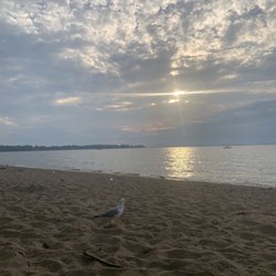 Thayer Beach - Lake with view of the Causeway in distance