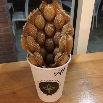 Sinceretea - Sesame Mochi Egg Puff - Bubble Tea Near Me - San Jose, California Sinceretea - Sesame Mochi Egg Puff - Bubble Tea Near Me - San Jose, California