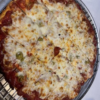 Palermo's 95th - Thin and crispy. Sausage and giardiniera - Italian Near Me - Oak Lawn, Illinois Palermo's 95th - Thin and crispy. Sausage and giardiniera - Italian Near Me - Oak Lawn, Illinois