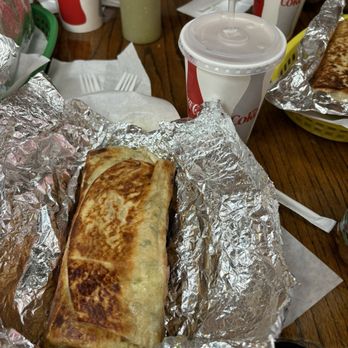 La Taqueria - Lengua Super Burrito. Not as big as what I've seen online but still delicious regardless - Mexican Near Me - San Francisco, California La Taqueria - Lengua Super Burrito. Not as big as what I've seen online but still delicious regardless - Mexican Near Me - San Francisco, California