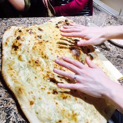 Akram Kashmiri Restaurant - Family butter garlic naan!