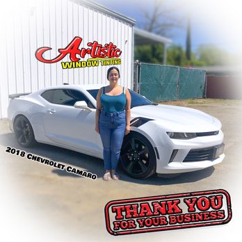 Artistic Window Tinting - 2018 Chevrolet Camaro nicely tinted at Artistic Window Tinting. - Car Window Tinting Near Me - Yuba City, California Artistic Window Tinting - 2018 Chevrolet Camaro nicely tinted at Artistic Window Tinting. - Car Window Tinting Near Me - Yuba City, California