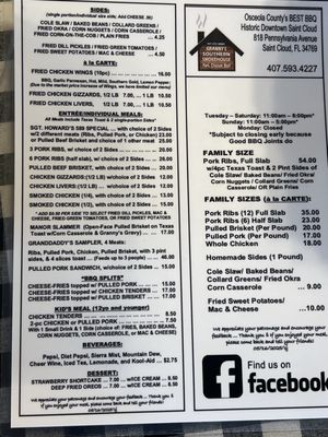 Menu photo 7 Granny's Southern Smokehouse Saint Cloud, FL Menu photo 7 Granny's Southern Smokehouse Saint Cloud, FL