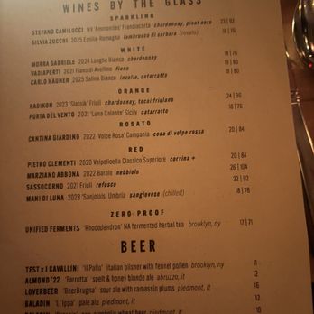 I Cavallini - Drink menu - Italian Near Me - Brooklyn, New York I Cavallini - Drink menu - Italian Near Me - Brooklyn, New York