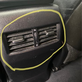 Mike's Custom Detailing - back seat A/C outlet  after Mike's $400 detailing work - Auto Detailing Near Me - Blawnox, Pennsylvania