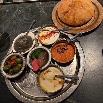 Dalida - "Breaking Bread with its accompaniments." - Mediterranean Near Me - San Francisco, California