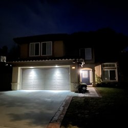 Orange County Certified Electric - 2 - 3 inch 120 v ( 2700 k - 5000 k ) recessed lights above garage flush in stucco ( on a timer )