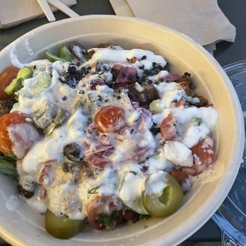 CAVA - Grilled chicken with falafel bowl - Mediterranean Near Me - Anaheim, California CAVA - Grilled chicken with falafel bowl - Mediterranean Near Me - Anaheim, California