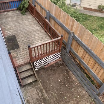 Grant Handyman & Junk Removal Services - My backyard. All clean of debris. - Handyman Near Me