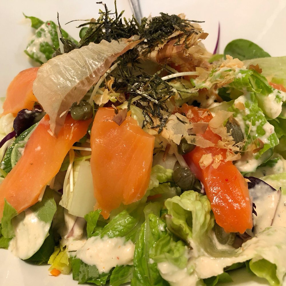 Amici Sushi - Salmon salad - Sushi Bars Near Me - Lathrop, California