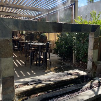 Public House Temecula - Outdoor water feature & misters - New American Near Me - Temecula, California