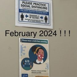 Barnet Dulaney Perkins Eye Center - Why in 2024 we still have this signage up? I work at local hospitals and we don't even see this anymore!!! Take it down!!