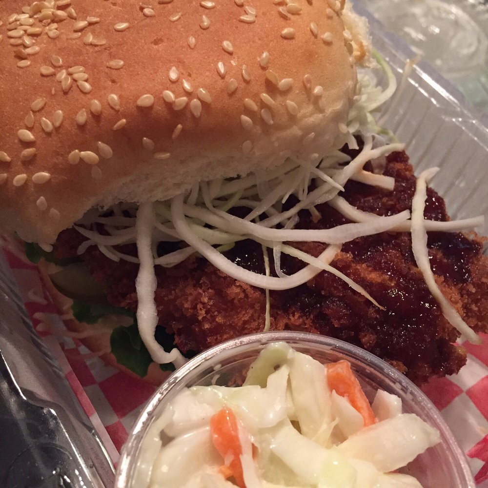 Fat Ninja Bite - Cheese katsu burger - Japanese Near Me - Toronto, Ontario Fat Ninja Bite - Cheese katsu burger - Japanese Near Me - Toronto, Ontario