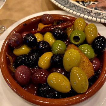 The Artichoke Cafe - Marinated olive - so good! - New American Near Me - Albuquerque, New Mexico