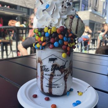 The Yard Milkshake Bar - One of their super shakes, can't remember which. - Ice Cream & Frozen Yogurt Near Me - Vancouver, Washington The Yard Milkshake Bar - One of their super shakes, can't remember which. - Ice Cream & Frozen Yogurt Near Me - Vancouver, Washington