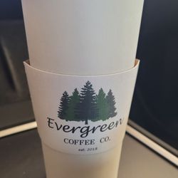 Evergreen Coffee - That's one large coffee!