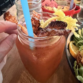 Sunny Eggs - Bloody Mary with bacon - Juice Bars & Smoothies Near Me - Key West, Florida Sunny Eggs - Bloody Mary with bacon - Juice Bars & Smoothies Near Me - Key West, Florida
