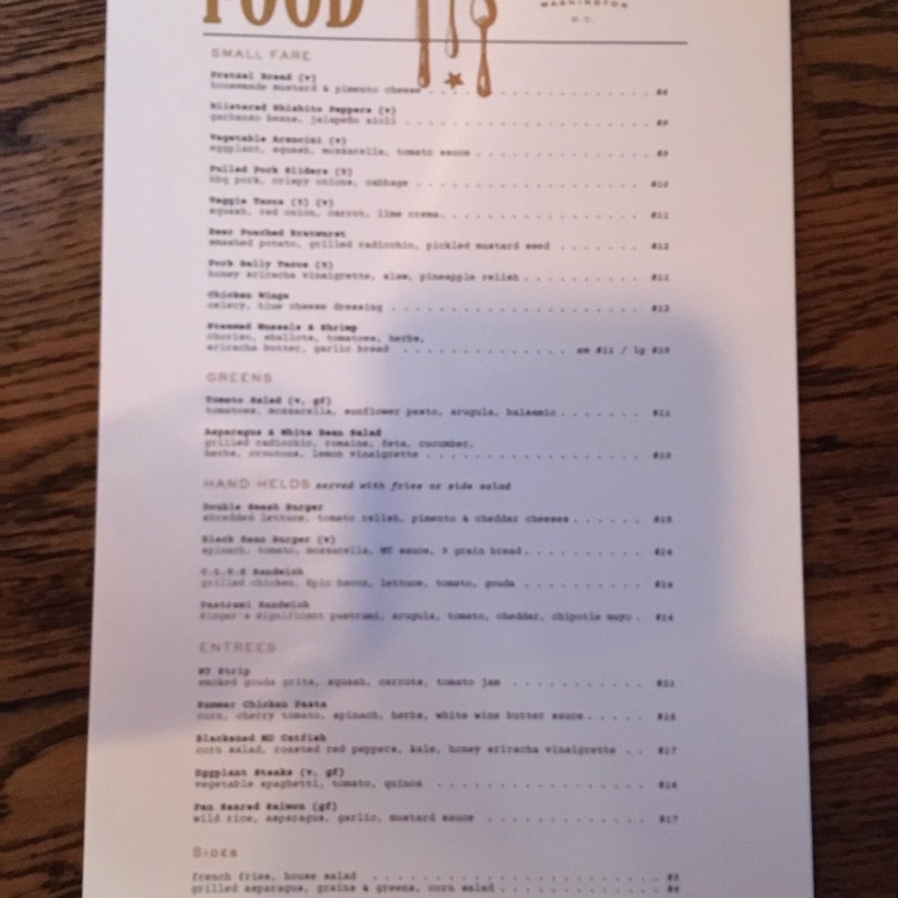 Moreland's Tavern - Menu 1 - American Near Me - Washington, DC, District of Columbia Moreland's Tavern - Menu 1 - American Near Me - Washington, DC, District of Columbia