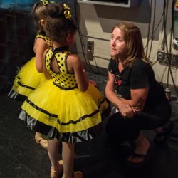 Danceworks - Back stage with my little ones..