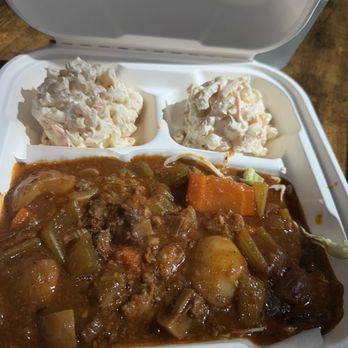 The Golden Pineapple - Beef stew. Double maccaroni salad - Hawaiian Near Me - Sacramento, California The Golden Pineapple - Beef stew. Double maccaroni salad - Hawaiian Near Me - Sacramento, California