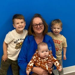 Advanced Solutions Family Dental - Dentist with little patients at AS Family dental