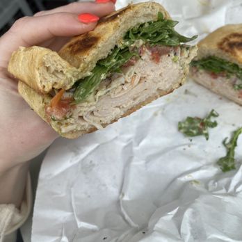 Caviar & Bananas - Feisty Feather turkey sandwich - Coffee & Tea Near Me - Charleston, South Carolina