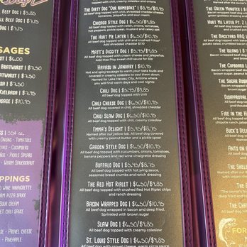 Dirty Dogz - O'Fallon - Menu - Hot Dogs Near Me - O'Fallon, Missouri