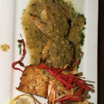 Bar Loretta - Shrimp and polenta cake - New American Near Me - San Antonio, Texas