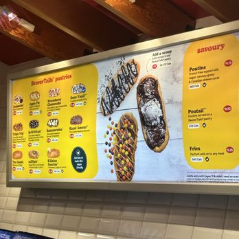 BeaverTails - Menu 2 - Desserts Near Me - Banff, Alberta