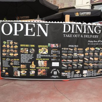 Sushi Ara - Big menu printed outside - Japanese Near Me - Azusa, California Sushi Ara - Big menu printed outside - Japanese Near Me - Azusa, California