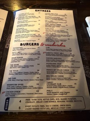 Menu photo 5 Woodson's Local Tap + Kitchen Conroe, TX
