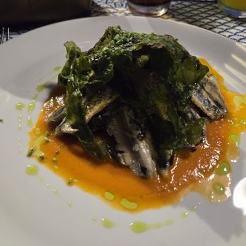 Al Convento - Grilled anchovies, roasted peppers and chargrilled seaweed. - Italian Near Me - Cetara, SA Al Convento - Grilled anchovies, roasted peppers and chargrilled seaweed. - Italian Near Me - Cetara, SA
