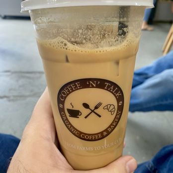 Coffeentalk - Santee - Large iced salted caramel latte. - Coffee Roasteries Near Me - Santee, California Coffeentalk - Santee - Large iced salted caramel latte. - Coffee Roasteries Near Me - Santee, California